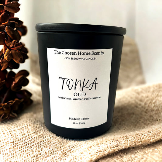 Tonka oud Candle 'Inspired by Montale Arabians Tonka'